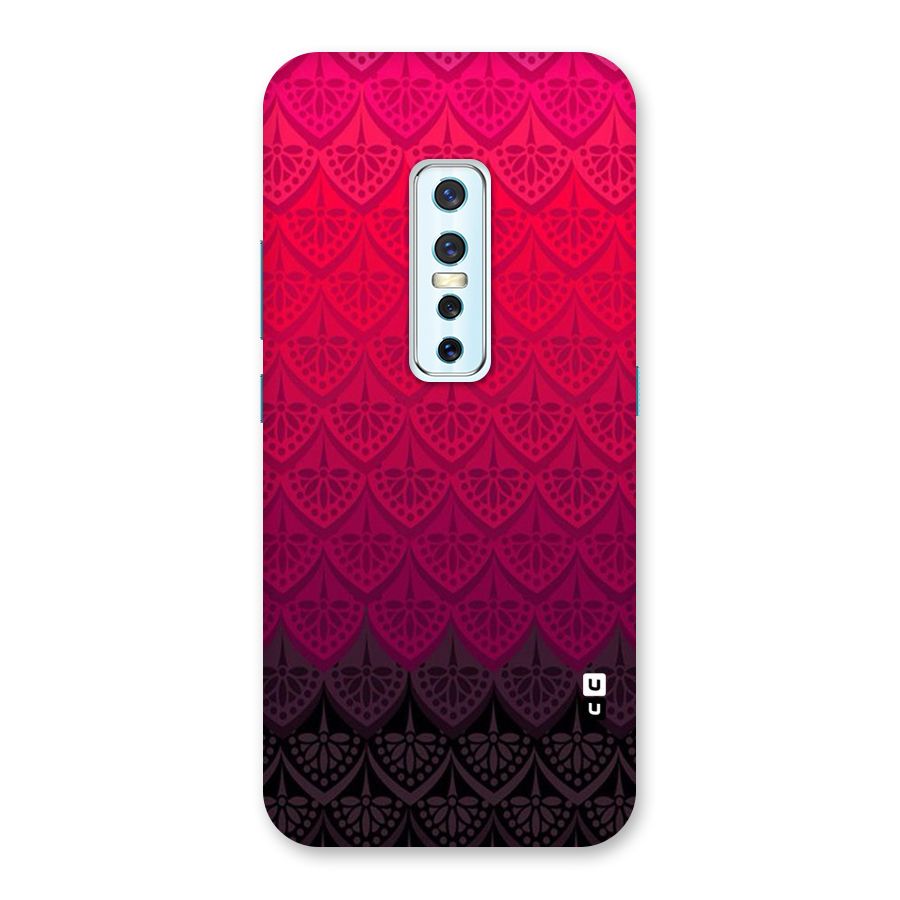 Shades Red Design Back Case for Vivo V17 Pro