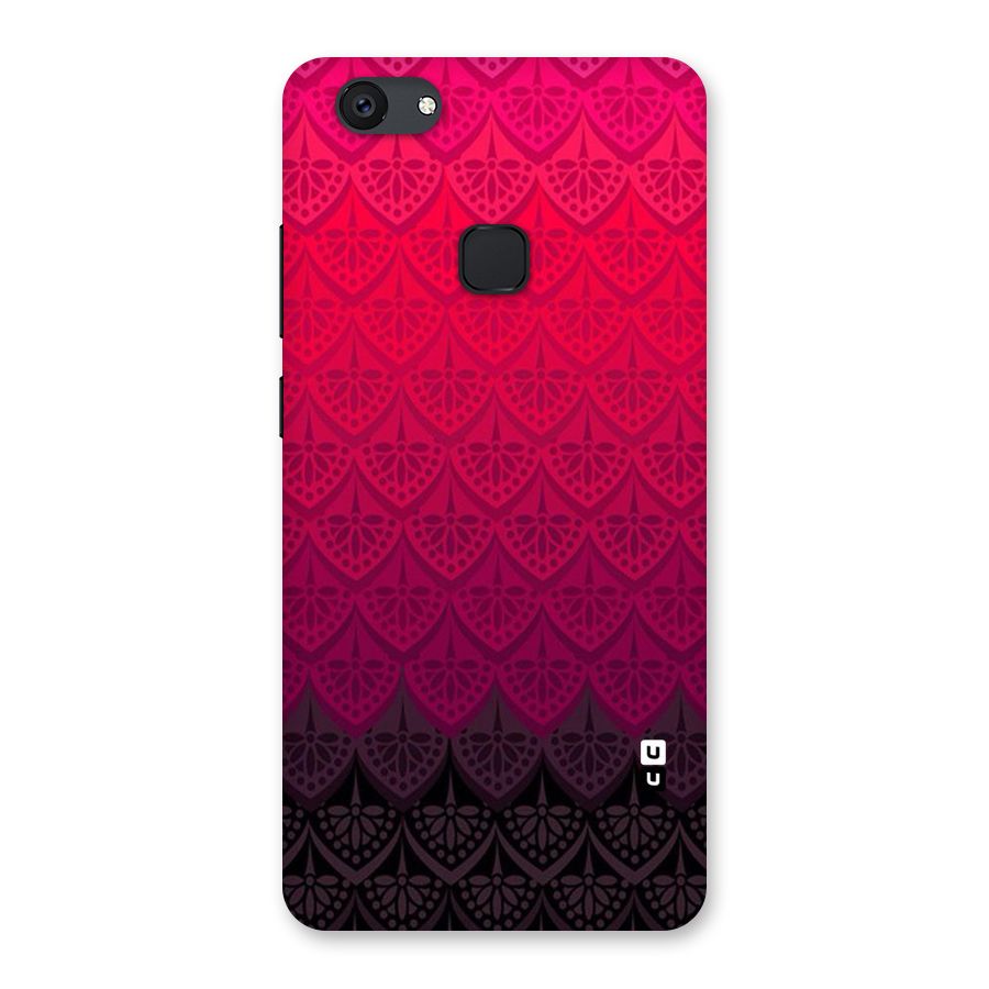 Shades Red Design Back Case for Vivo V7 Plus