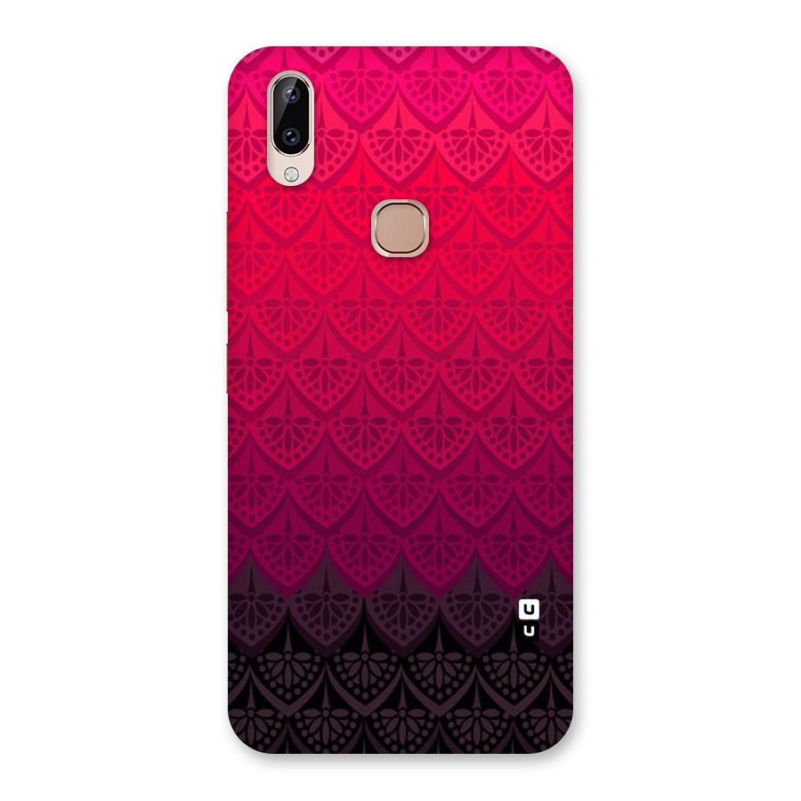 Shades Red Design Back Case for Vivo Y83 Pro