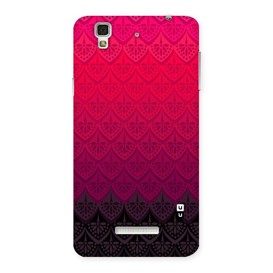 Shades Red Design Back Case for YU Yureka Plus