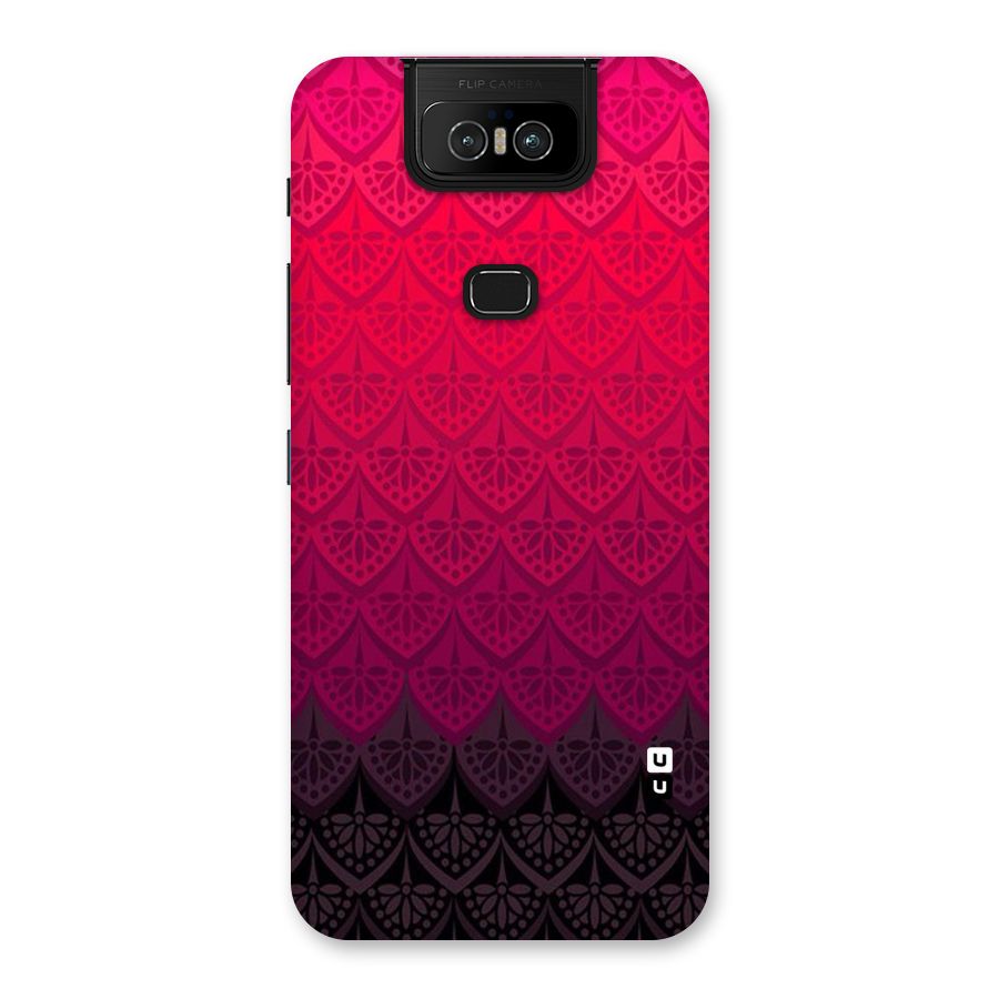Shades Red Design Back Case for Zenfone 6z