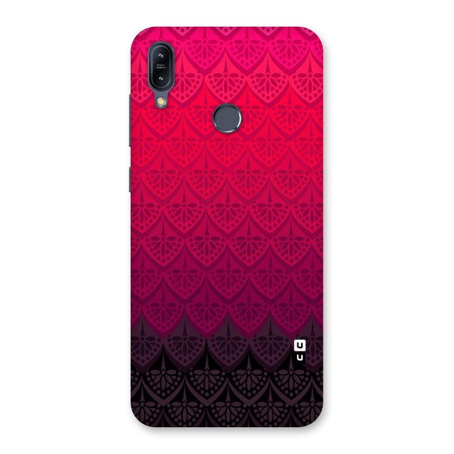 Shades Red Design Back Case for Zenfone Max M2