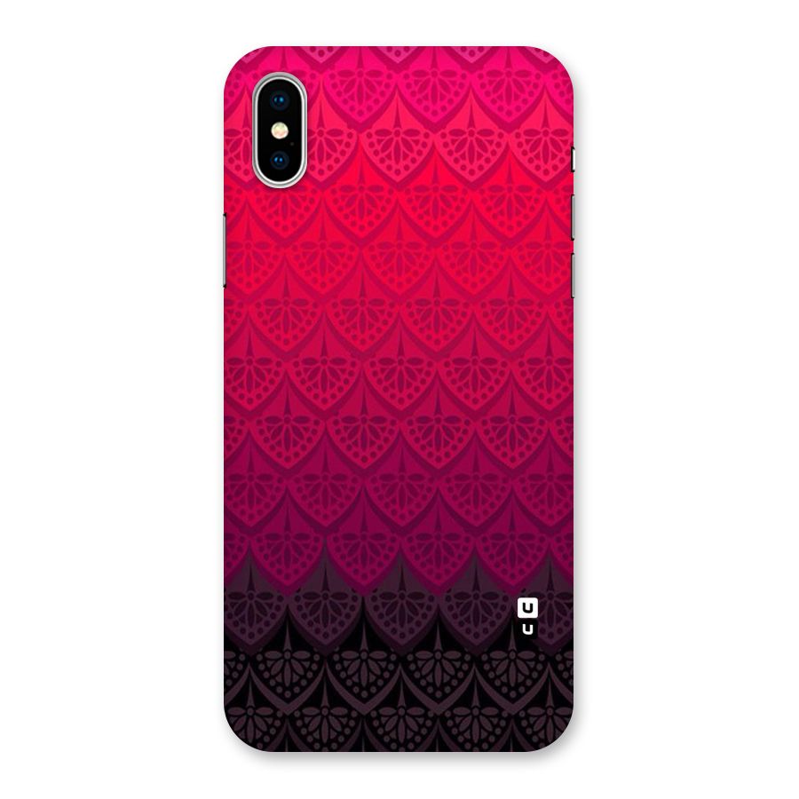 Shades Red Design Back Case for iPhone XS