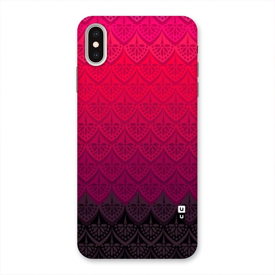 Shades Red Design Back Case for iPhone XS Max