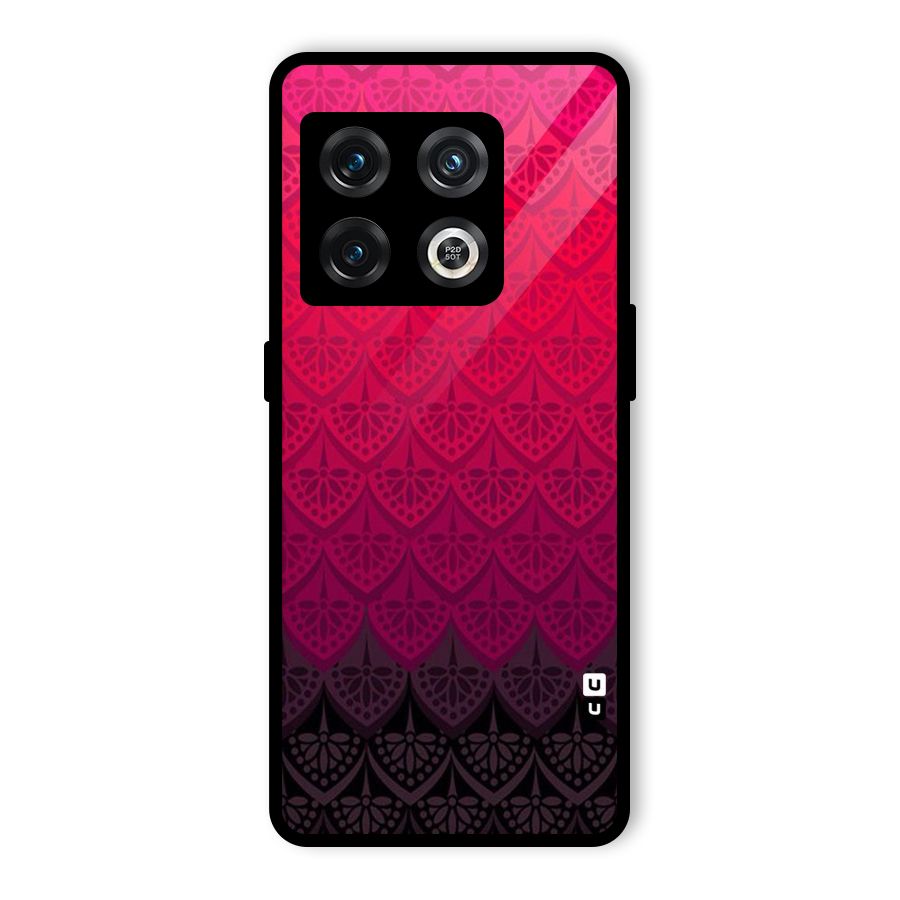 Shades Red Design Glass Back Case for OnePlus 10 Pro 5G