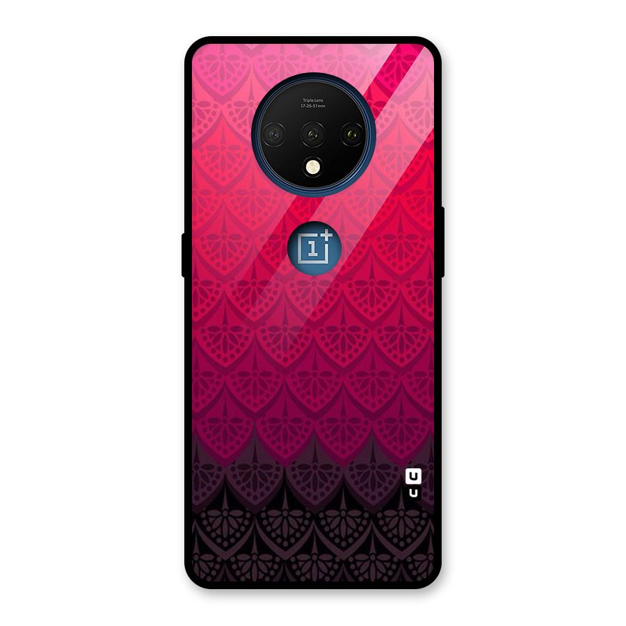 Shades Red Design Glass Back Case for OnePlus 7T