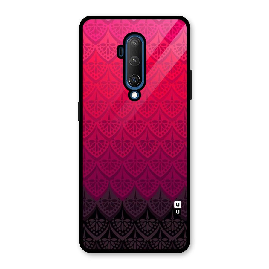 Shades Red Design Glass Back Case for OnePlus 7T Pro