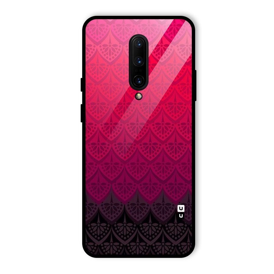 Shades Red Design Glass Back Case for OnePlus 7 Pro
