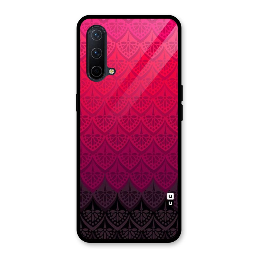 Shades Red Design Glass Back Case for OnePlus Nord CE 5G