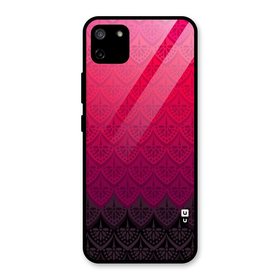Shades Red Design Glass Back Case for Realme C11