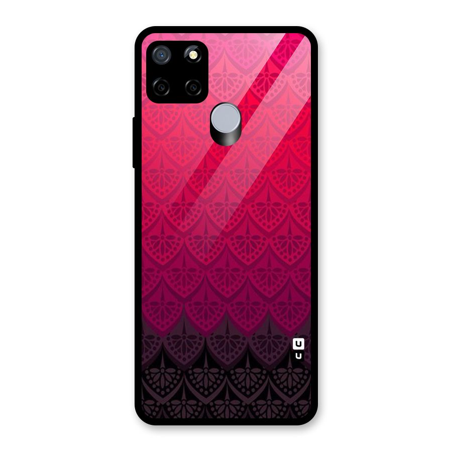Shades Red Design Glass Back Case for Realme Narzo 20