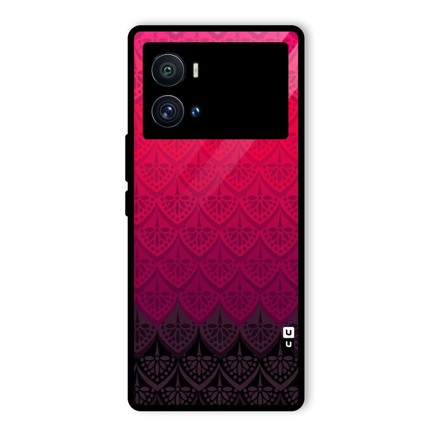 Shades Red Design Glass Back Case for Vivo iQOO 9 Pro