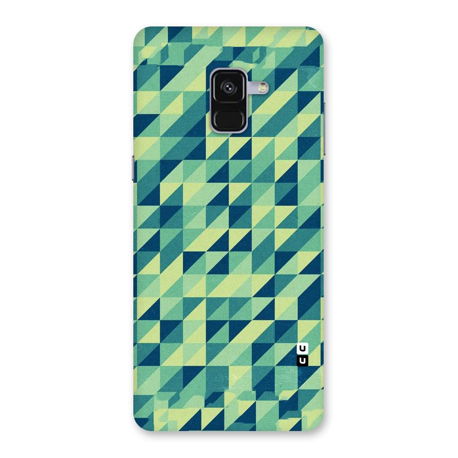 Shady Green Back Case for Galaxy A8 Plus