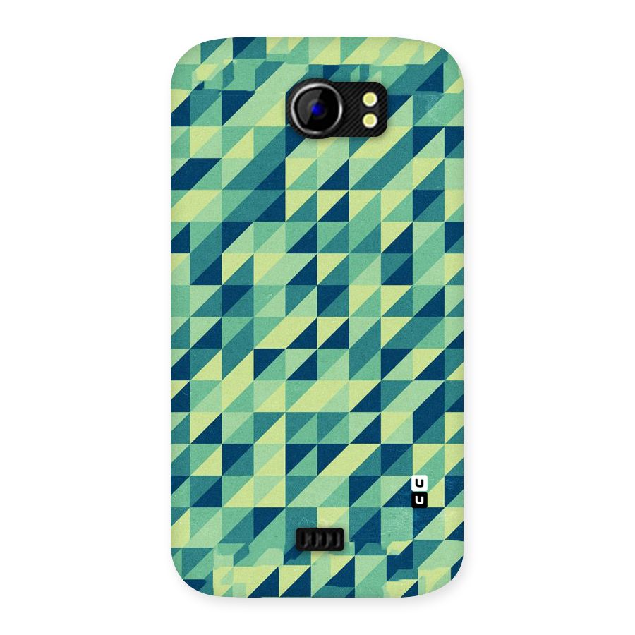Shady Green Back Case for Micromax Canvas 2 A110