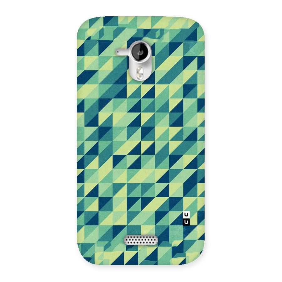 Shady Green Back Case for Micromax Canvas HD A116