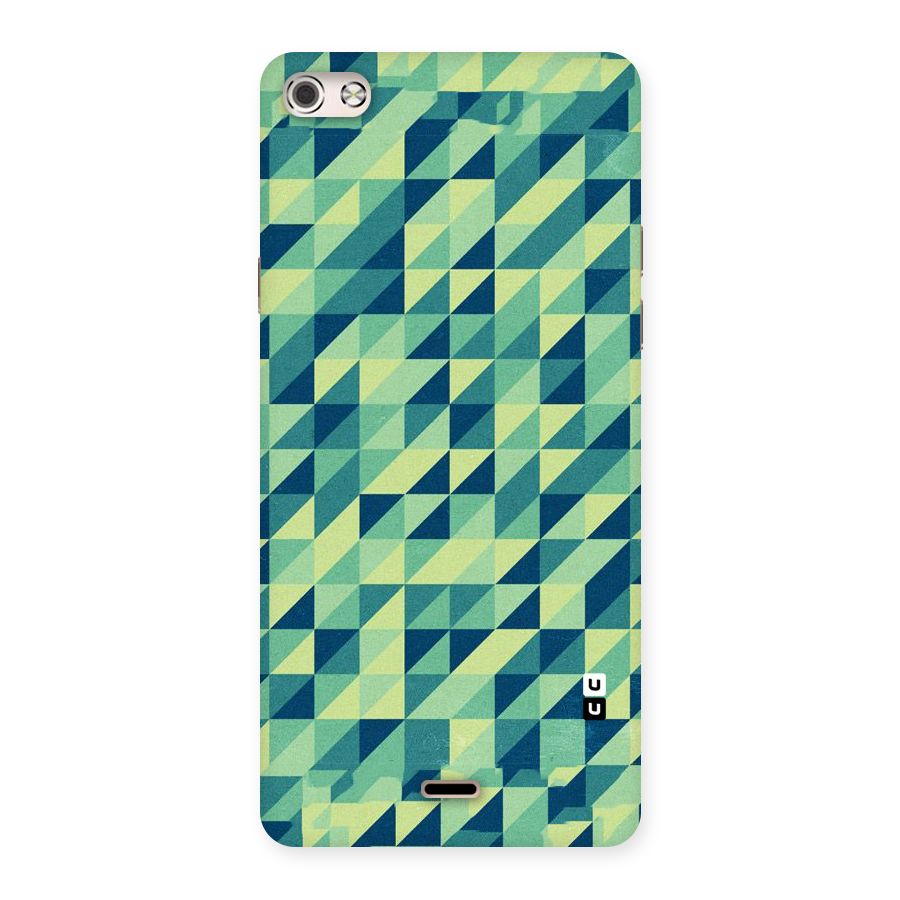 Shady Green Back Case for Micromax Canvas Silver 5