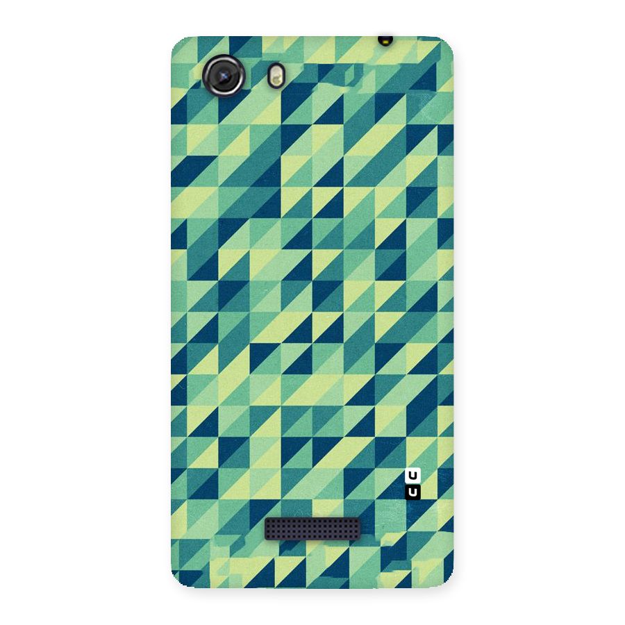 Shady Green Back Case for Micromax Unite 3
