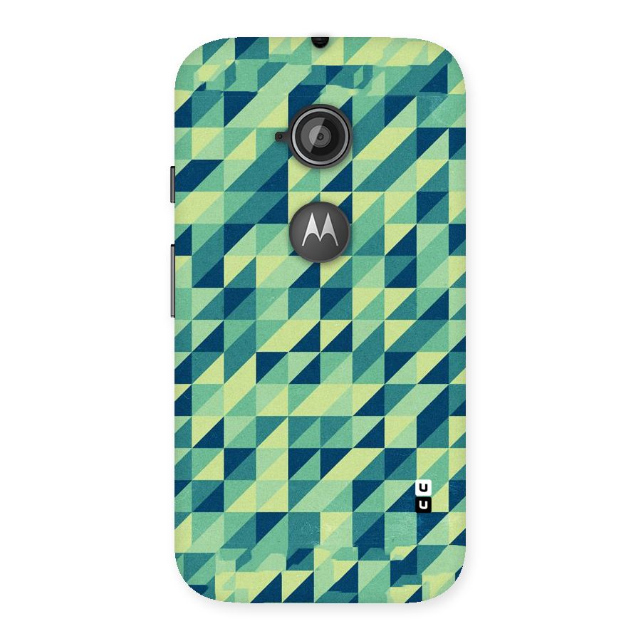 Shady Green Back Case for Moto E 2nd Gen