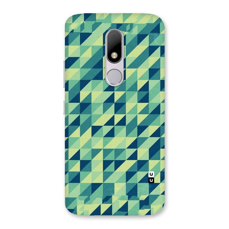 Shady Green Back Case for Moto M