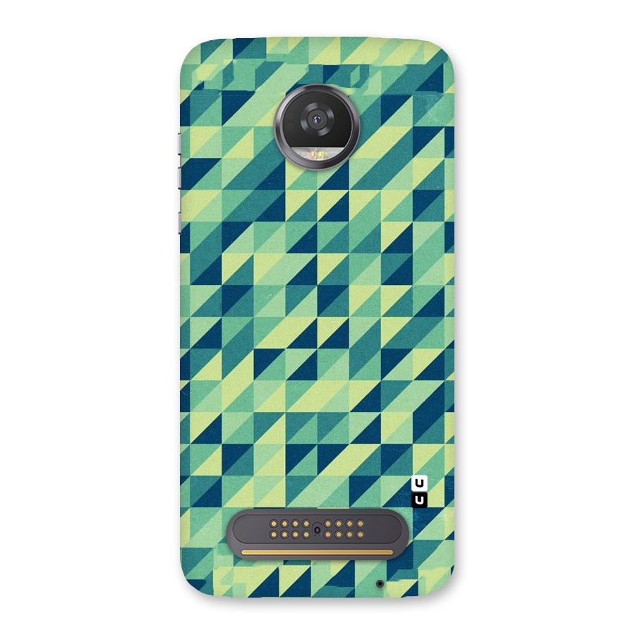 Shady Green Back Case for Moto Z2 Play