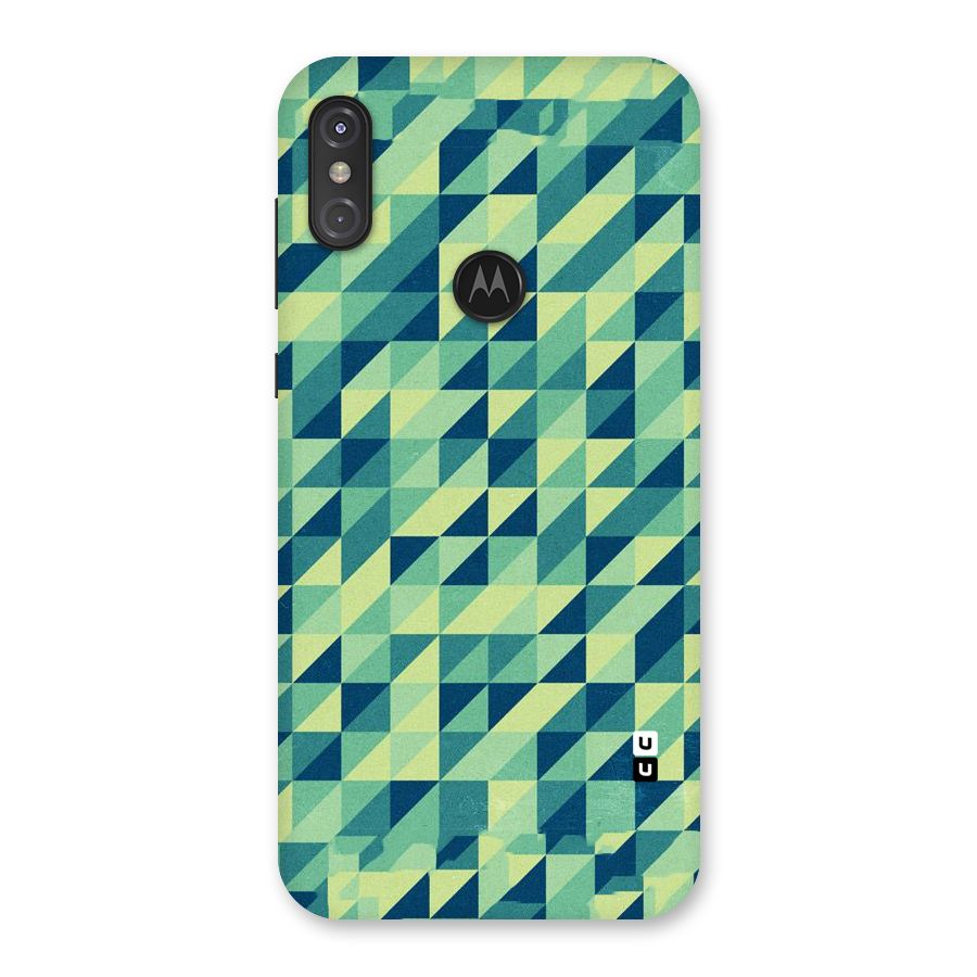 Shady Green Back Case for Motorola One Power