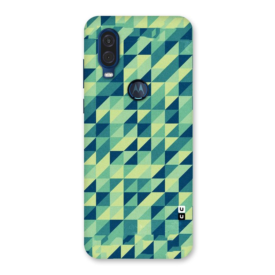 Shady Green Back Case for Motorola One Vision
