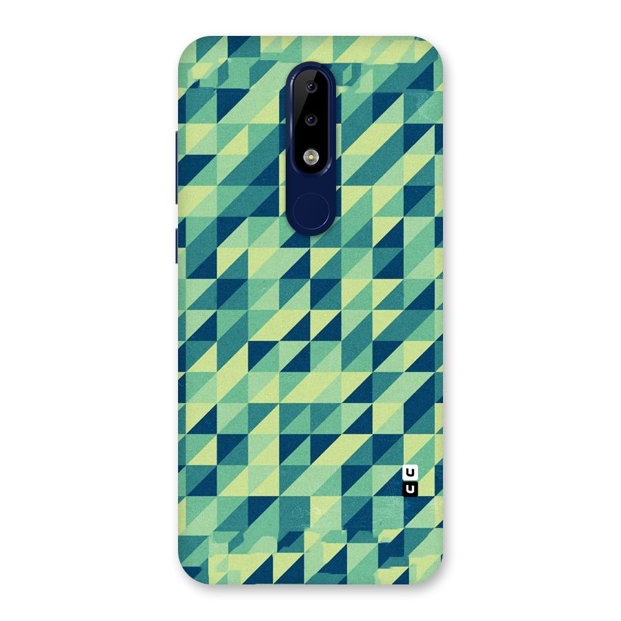 Shady Green Back Case for Nokia 5.1 Plus