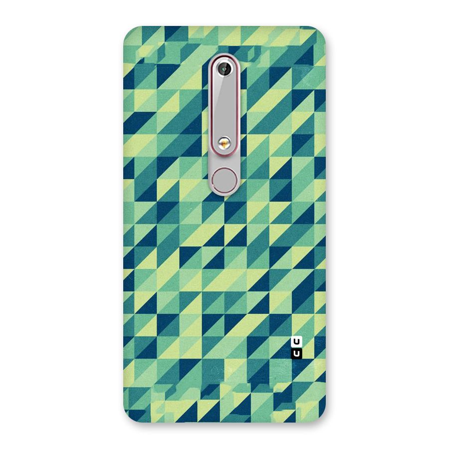 Shady Green Back Case for Nokia 6.1
