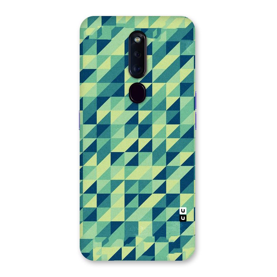 Shady Green Back Case for Oppo F11 Pro