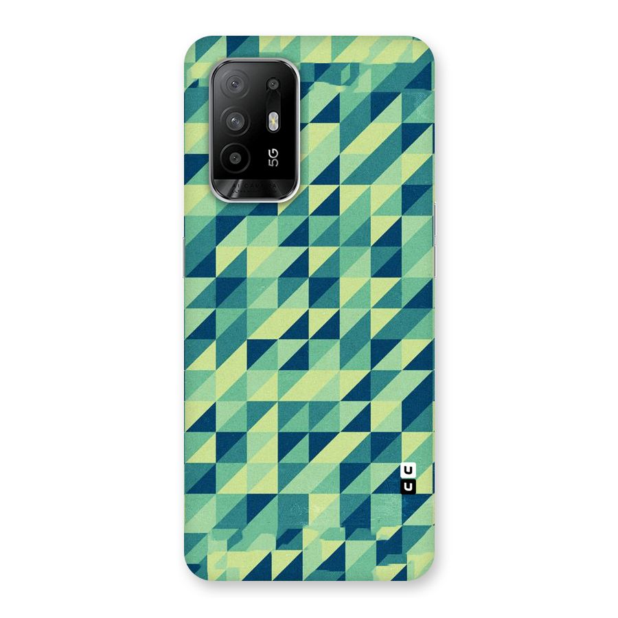 Shady Green Back Case for Oppo F19 Pro Plus 5G