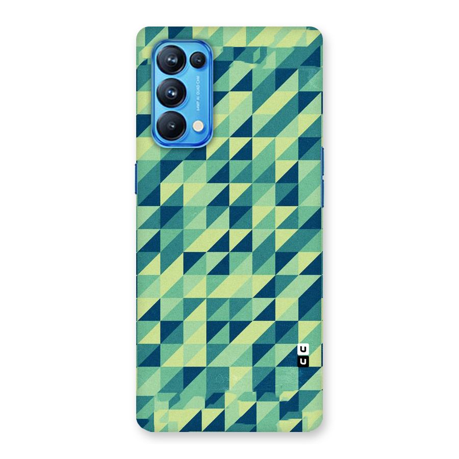 Shady Green Back Case for Oppo Reno5 Pro 5G