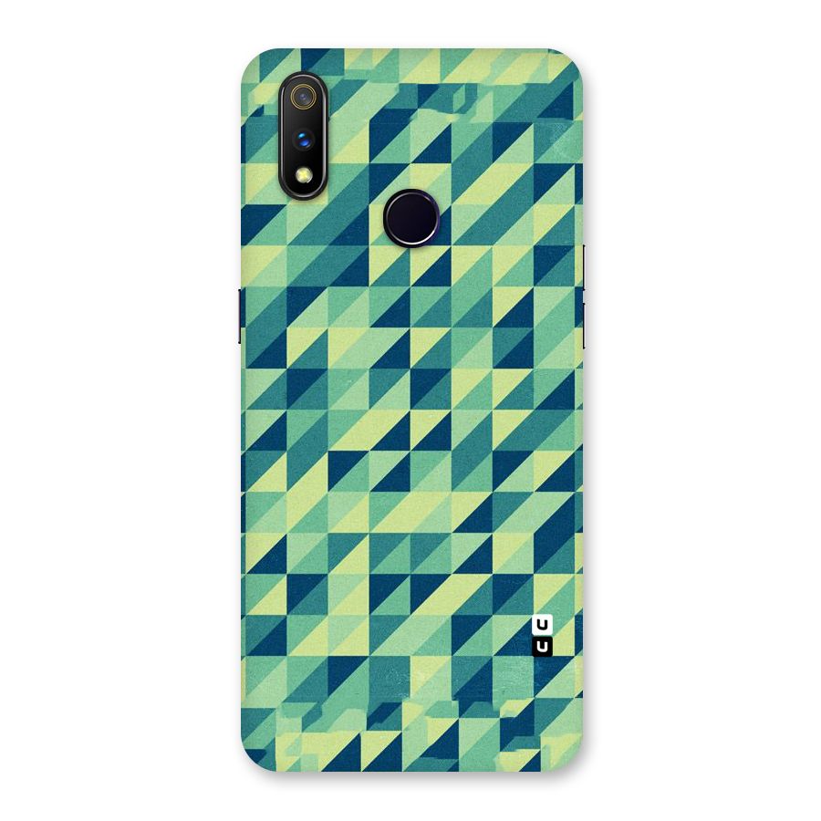 Shady Green Back Case for Realme 3 Pro