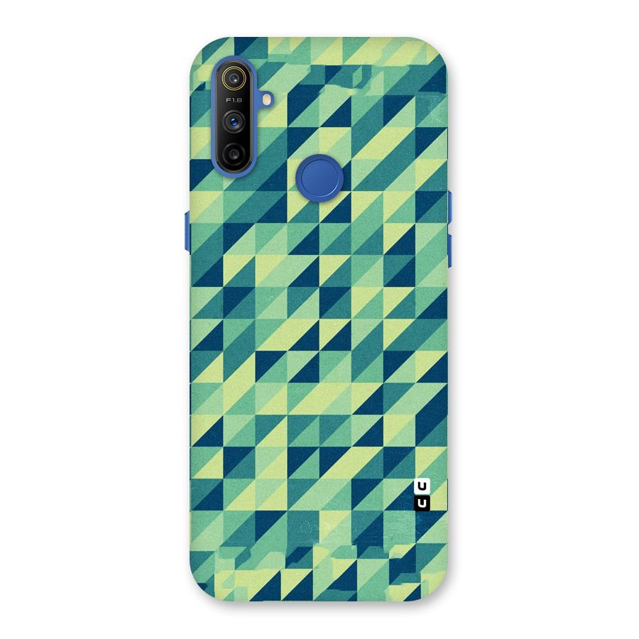 Shady Green Back Case for Realme Narzo 10A