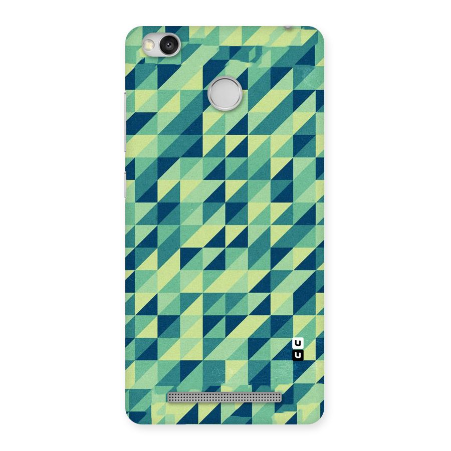 Shady Green Back Case for Redmi 3S Prime