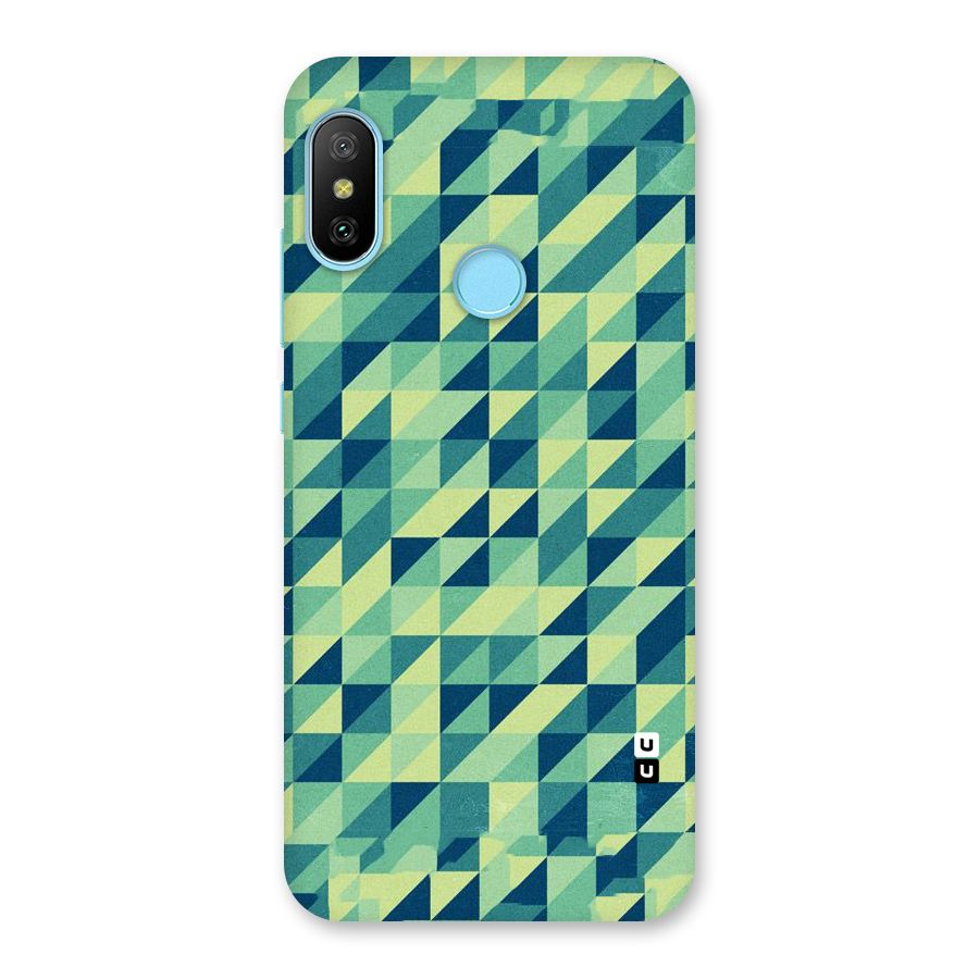 Shady Green Back Case for Redmi 6 Pro