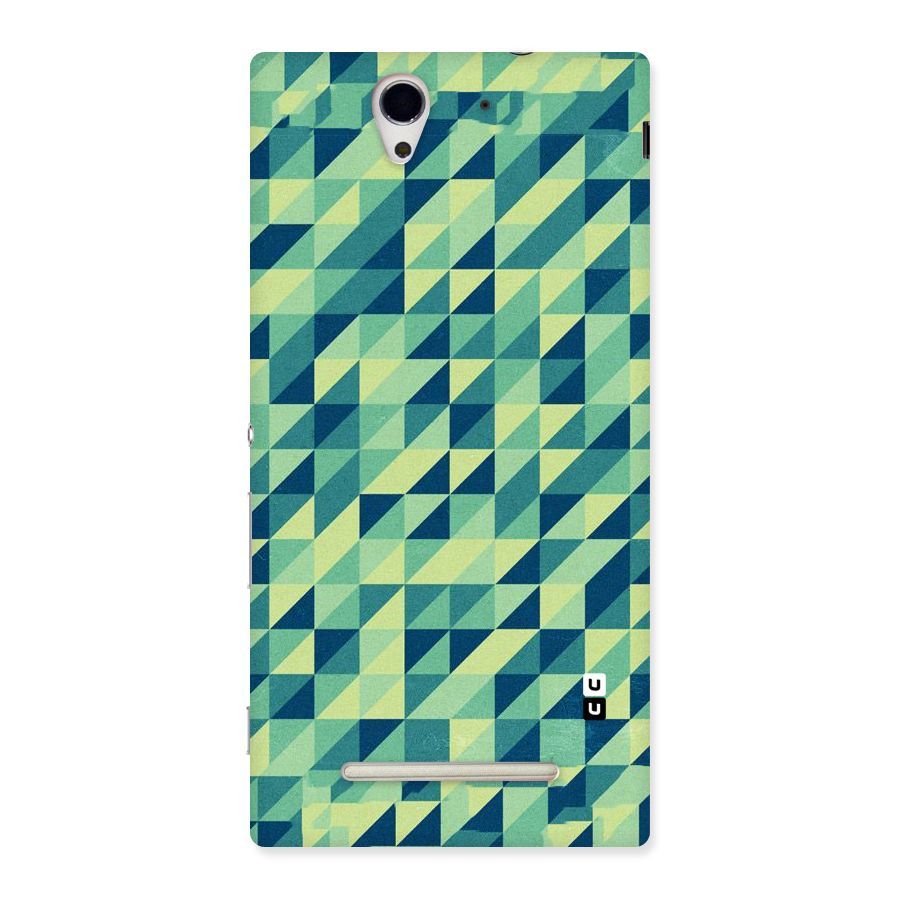 Shady Green Back Case for Sony Xperia C3