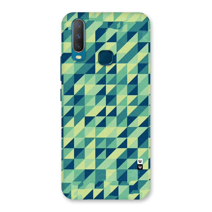 Shady Green Back Case for Vivo Y17