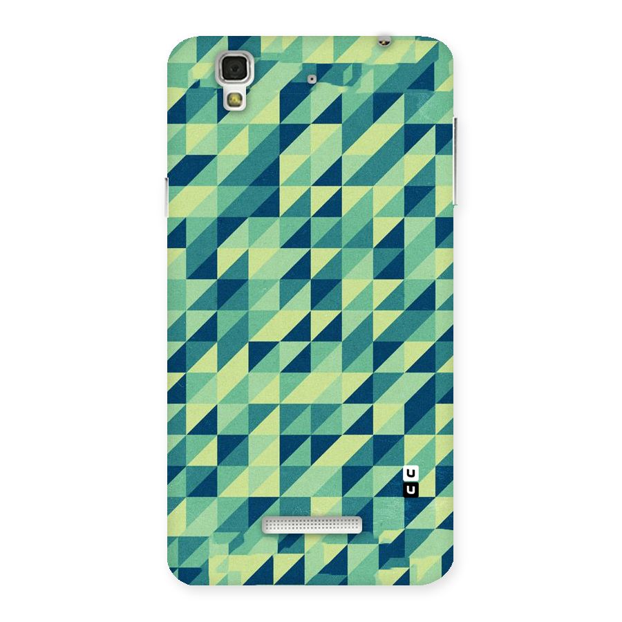 Shady Green Back Case for YU Yureka Plus