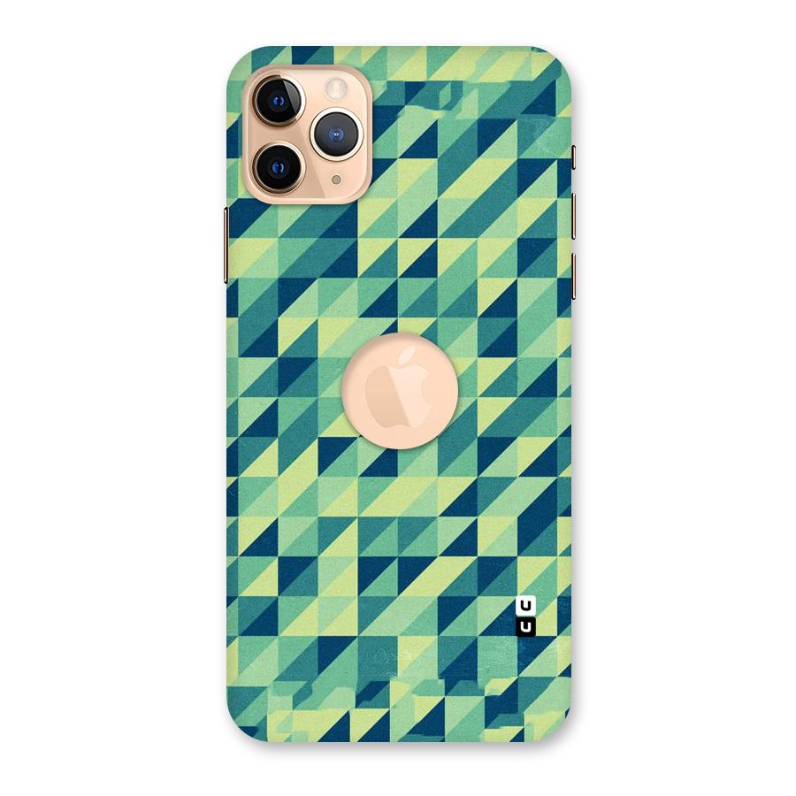 Shady Green Back Case for iPhone 11 Pro Max Logo Cut