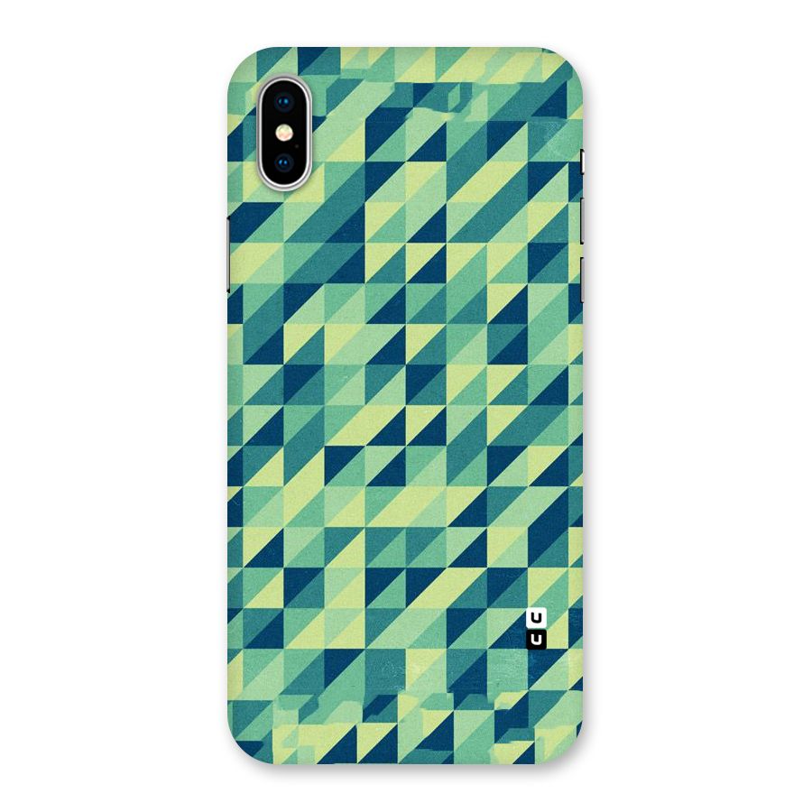 Shady Green Back Case for iPhone X