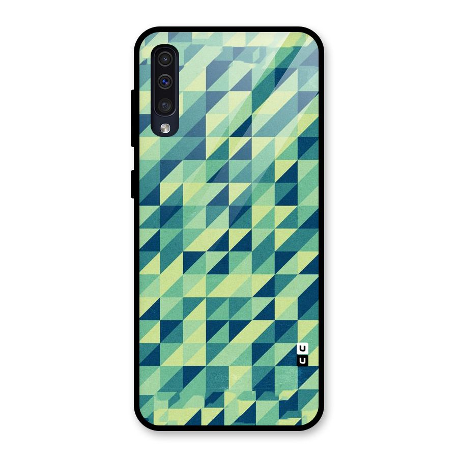 Shady Green Glass Back Case for Galaxy A50
