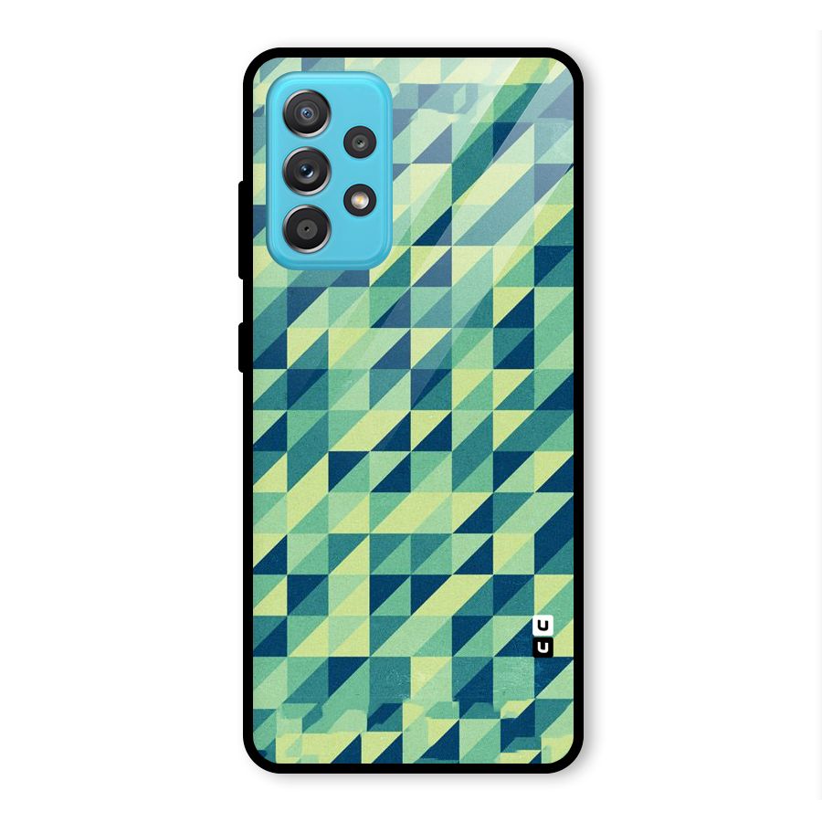 Shady Green Glass Back Case for Galaxy A52