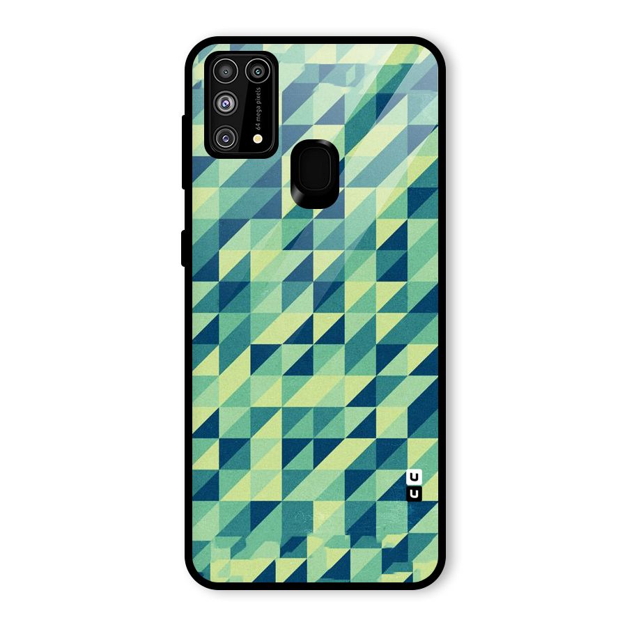Shady Green Glass Back Case for Galaxy F41