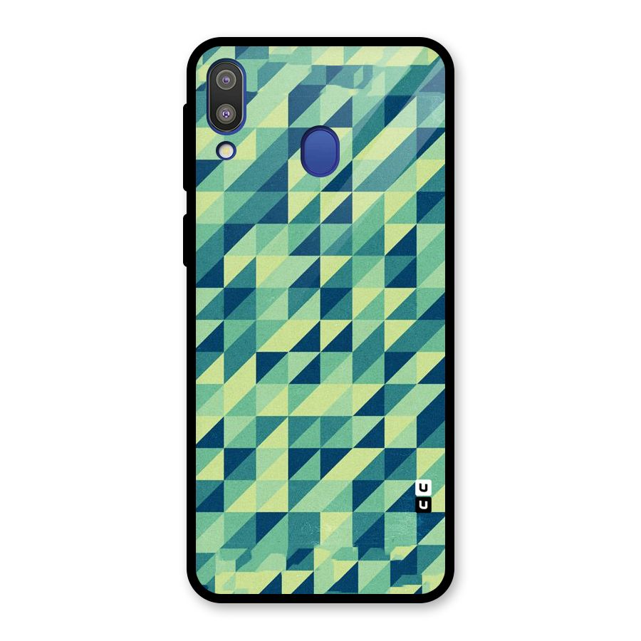 Shady Green Glass Back Case for Galaxy M20