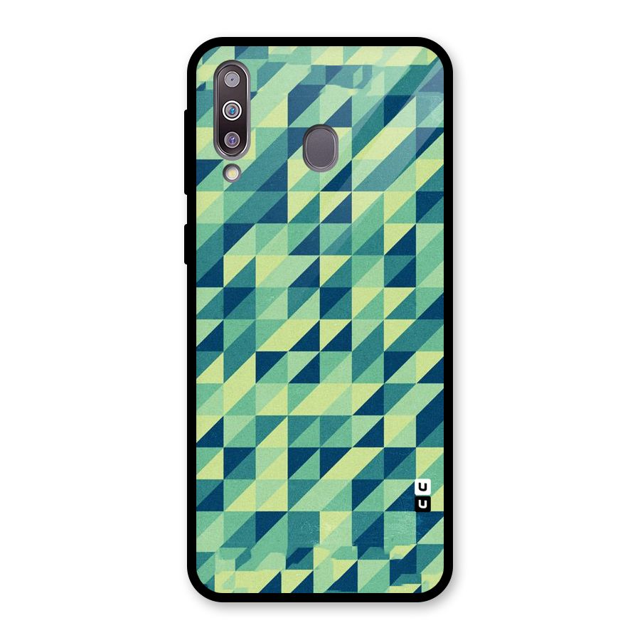 Shady Green Glass Back Case for Galaxy M30