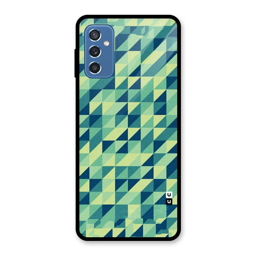 Shady Green Glass Back Case for Galaxy M52 5G