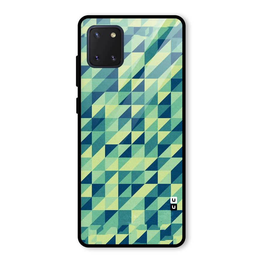 Shady Green Glass Back Case for Galaxy Note 10 Lite