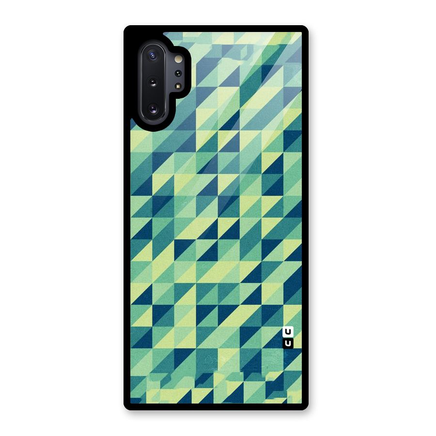 Shady Green Glass Back Case for Galaxy Note 10 Plus