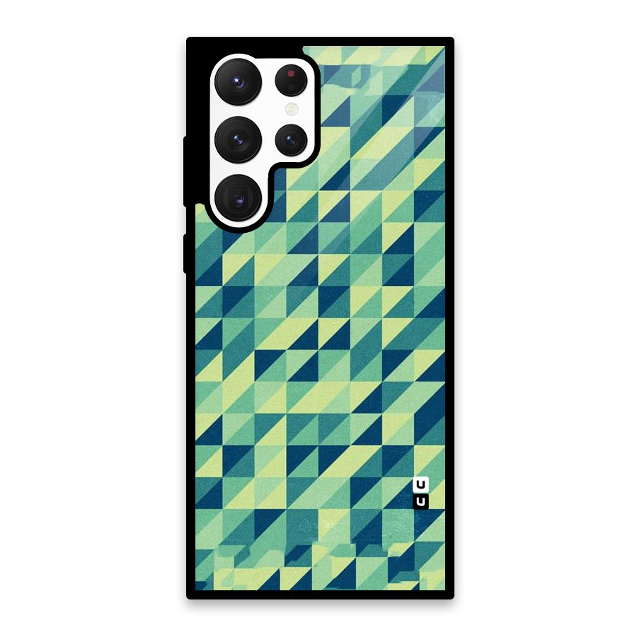 Shady Green Glass Back Case for Galaxy S22 Ultra 5G