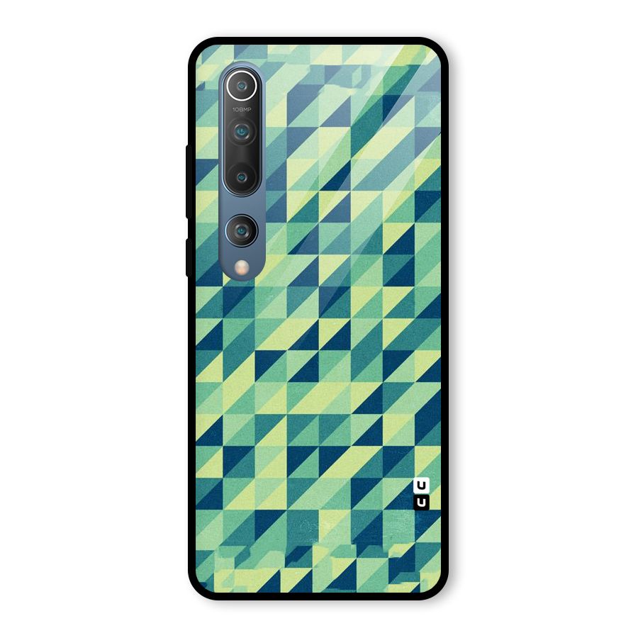 Shady Green Glass Back Case for Mi 10
